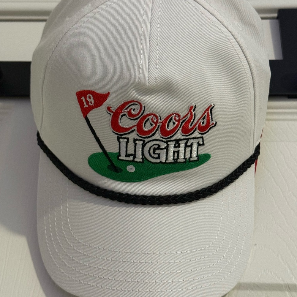 American Needle White Coors Light Cap – Adjustable